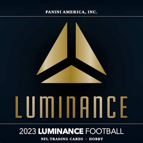 2023 luminance football checklist - 4 Packs per Box, 10 Cards per Pack. 2023 Panini Luminance Football Hobby Box Every Box contains Three Autographs, One Memorabilia Card, Five Parallels, Four Inserts & Twelve Rookies! Luminance Football returns, showcasing full-bleed action photography and loaded with parallels and inserts of all the top stars and rookies the NFL has to offer ...